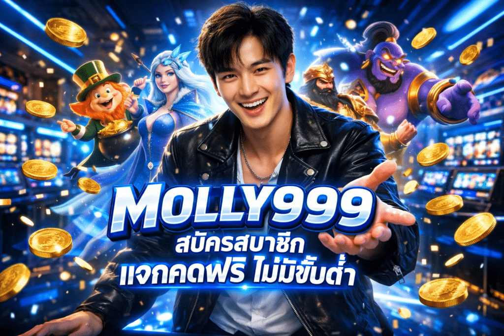 MOLLY999 สล็อตออนไลน์ โบนัสแตกบ่อย เกมใหม่ อัปเดตตลอด